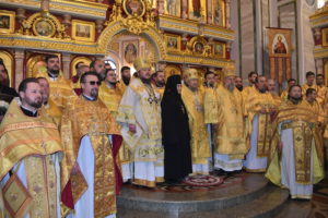 15 октября 2023 года Владыка Лазарь в последний раз возглавил Архиерейскую литургию на Симферопольской и Крымской кафедре