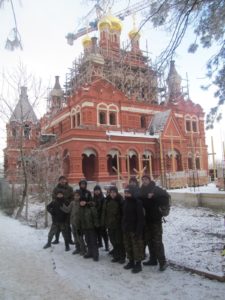 На праздник Трех Святителей монастырь посетили руководители и кадеты феодосийской казачьей школы