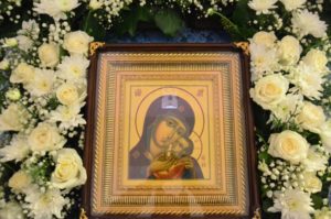 Престольный праздник на скиту Свято-Троице-Параскевиевского Топловского женского монастыря в честь Корсунской иконы Божией Матери на Сапун-горе