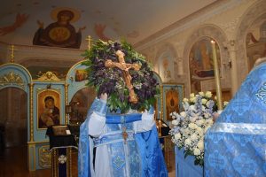 Открытие Богородичного храма Топловского монастыря после первого этапа реставрации в праздник Благовещения Пресвятой Богородицы