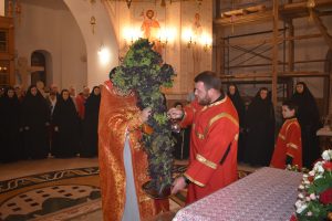 28 сентября в Топловском монастыре был совершен чин Воздвижения Креста Господня