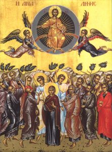 с 12-го на 13-е июня состоится ночная служба в честь праздника Вознесения Господня